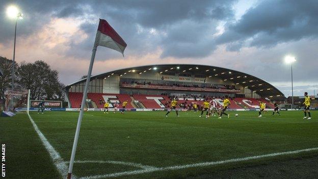 Fleetwood Town's Highbury Stadium