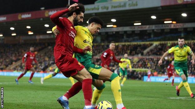 Jamal Lewis and Mohamed Salah