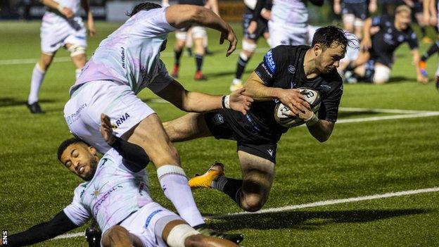 Rufus McLean's score helped Glasgow hit back for victory