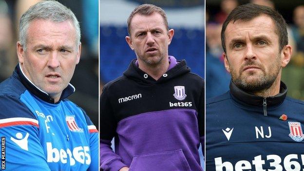 None of Michael O'Neill's three immediate Stoke predecessors Paul Lambert, Gary Rowett and Nathan Jones lasted more than a year