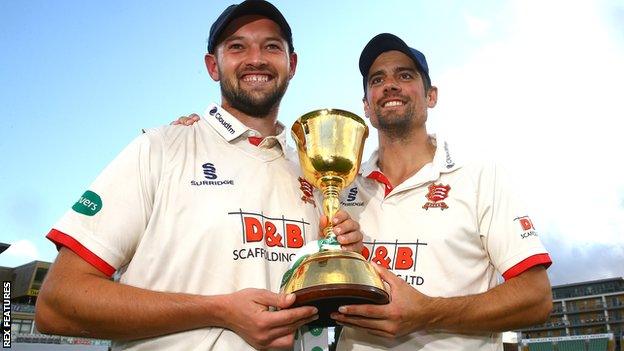 Nick Browne and Sir Alastair Cook