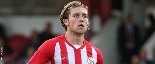 Accrington Stanley forward Josh Windass