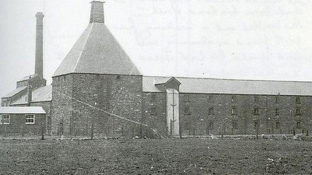 Postcard of Frongoch internment camp