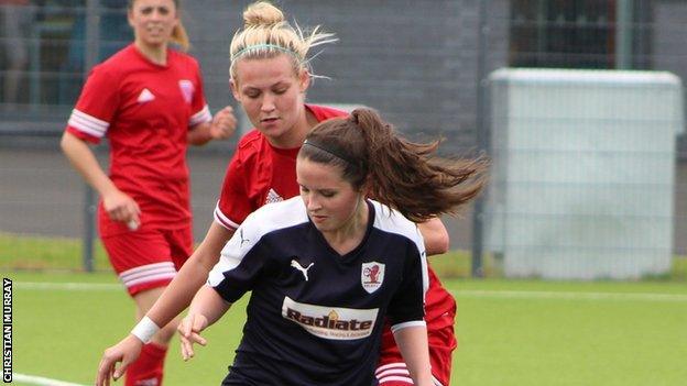 Raith Rovers against Forfar Farmington