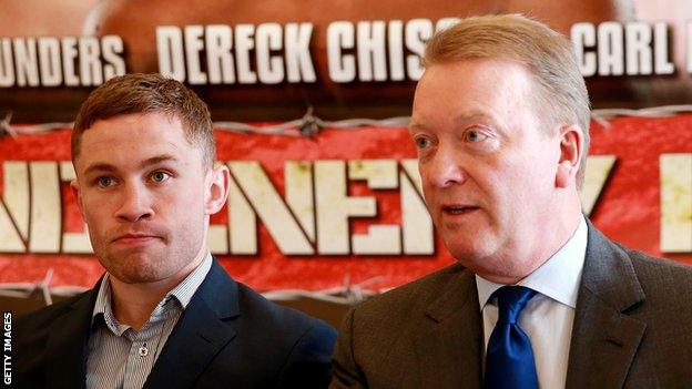 Carl Frampton and Frank Warren