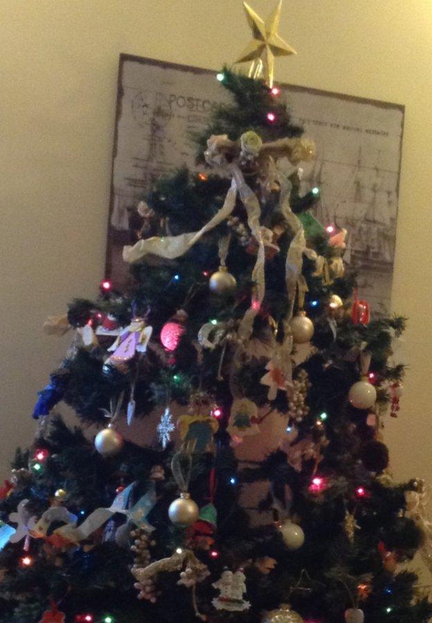 Grace in Longbarn star is topping off the tree nicely