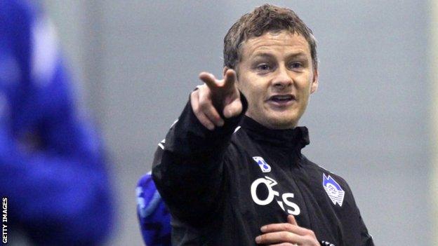 Molde manager Ole Gunnar Solskjaer