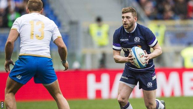 Scotland fly-half Finn Russell