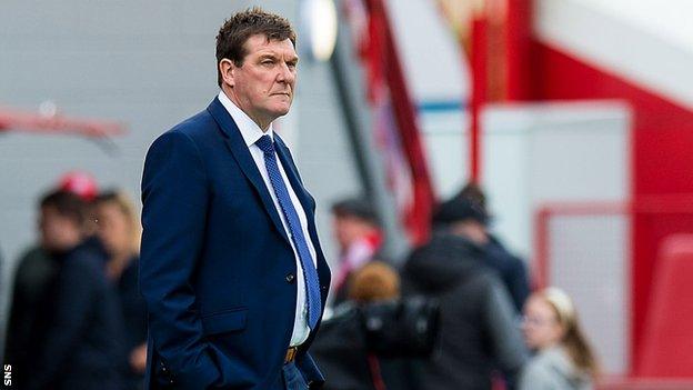 St Johnstone manager Tommy Wright