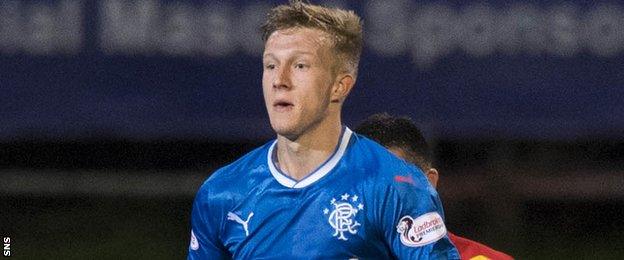 Rangers defender Ross McCrorie