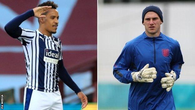 West Bromwich Albion pair Matheus Pereira (left) and Sam Johnstone