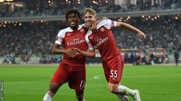 Alex Iwobi and Emile Smith Rowe