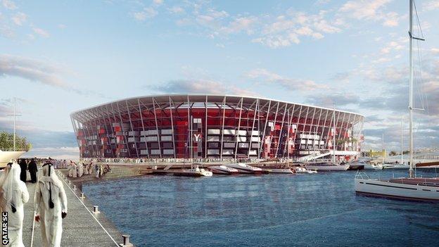 Ras Abu Aboud Stadium will be the first fully demountable tournament venue in World Cup history. It will be built out of shipping containers and other modular building blocks that will be repurposed post-tournament into smaller sports and non-sports venues