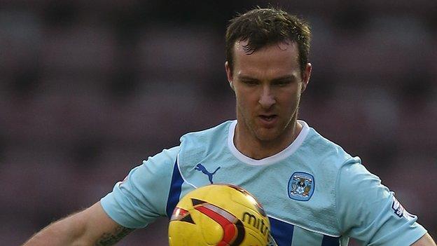 Andy Webster in action for Coventry City