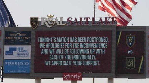 The Real Salt Lake scoreboard