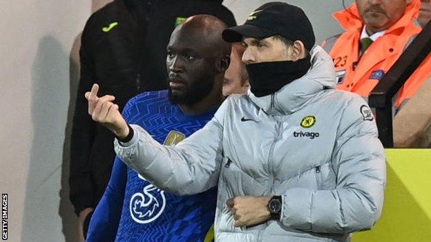 Romelu Lukaku and Thomas Tuchel