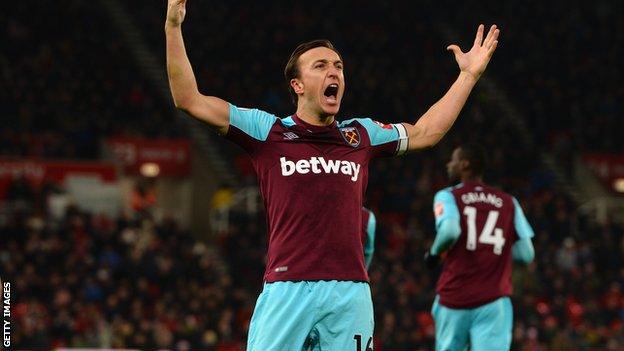 West Ham's Mark Noble