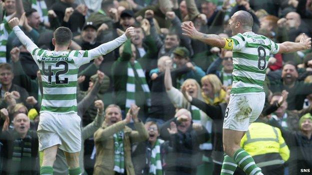 Callum McGregor and Scott Brown