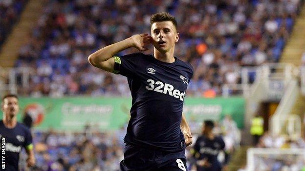 Derby County's Mason Mount