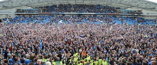 Amex Stadium crowd