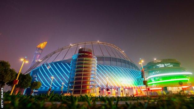 Khalifa Stadium in Qatar