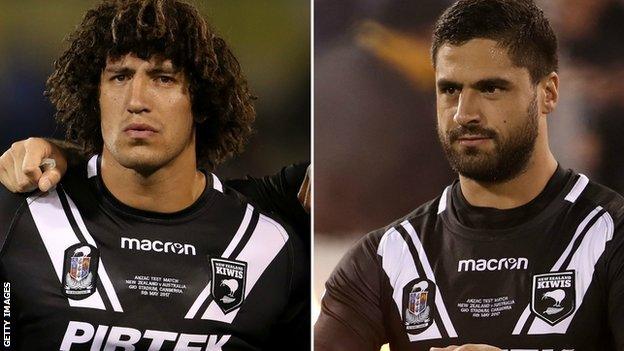 Kevin Proctor (left) and Jesse Bromwich