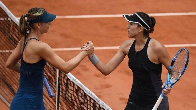 Sharapova and Muguruza