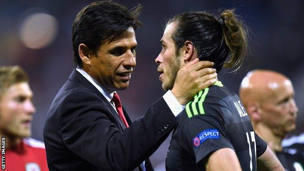 Chris Coleman and Gareth Bale