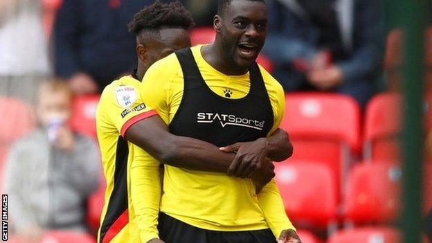 Ken Sema scored the second at Stoke - for only his second goal of the season