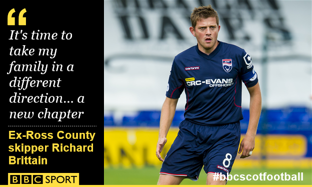 Former Ross County captain Richard Brittain