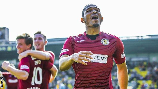 Simeon Jackson scored six Premiership goals for St Mirren last season