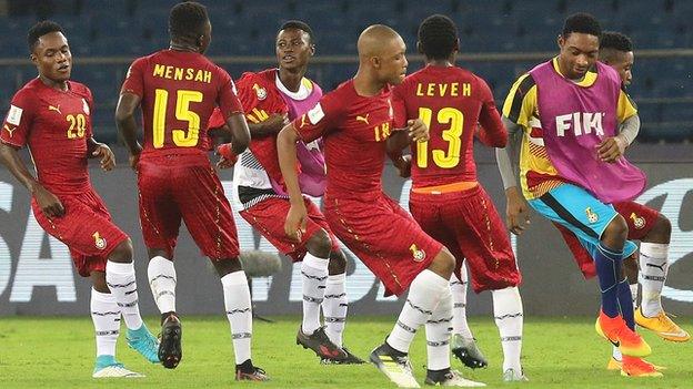 Ghana will meet Mali in the quarter-finals on Saturday in Guwahati