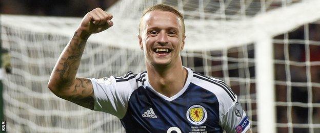 Scotland striker Leigh Griffiths