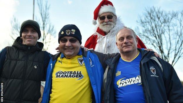 AFC Wimbledon fans