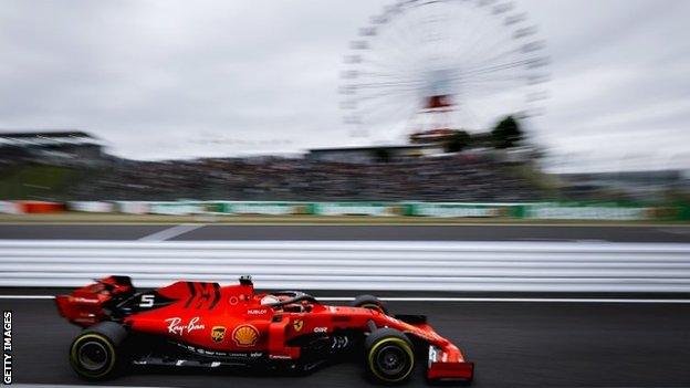 A Formula 1 car at Suzuka