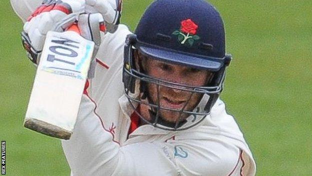 Lancashire batsman Luke Procter