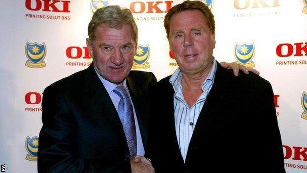 Milan Mandaric and Harry Redknapp