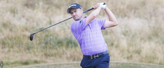 Russell Knox in action during the Scottish Open at Gullane