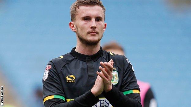 Tom James in action for Yeovil Town