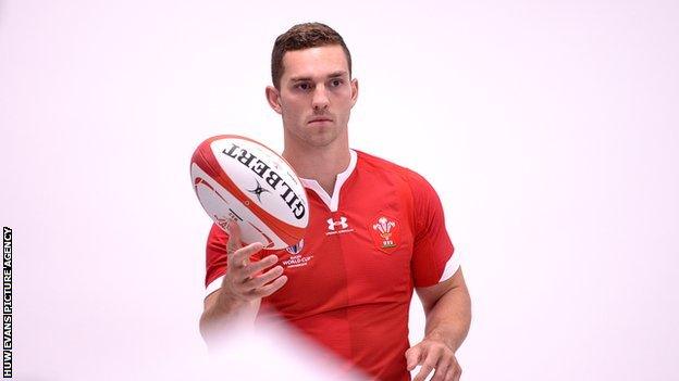 George North modelling the 2019 World Cup kit