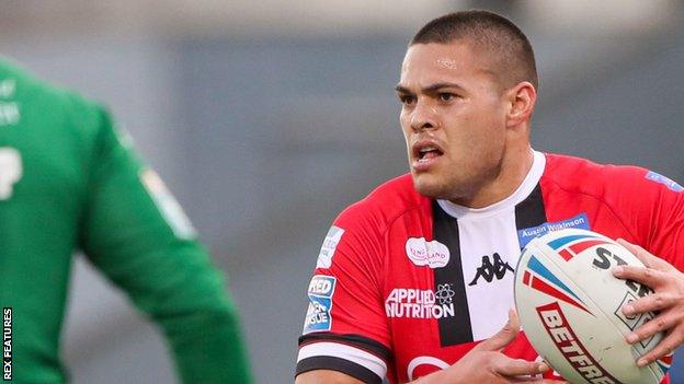 Tui Lolohea made 55 appearances during his time with Salford and scored 14 tries