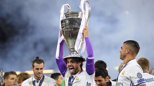 Isco won his third Champions League final with Real Madrid