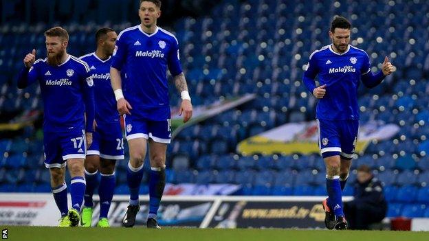 Cardiff City celebrate