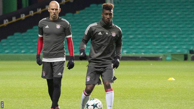 Arjen Robben and Kingsley Coman