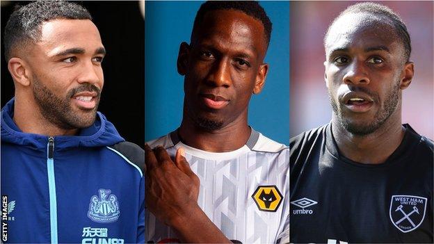 Callum Wilson, Willy Boly and Michail Antonio.