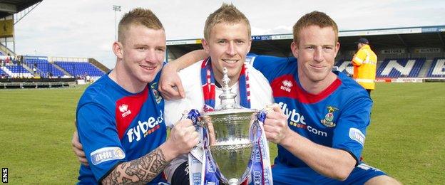 Jonny Hayes, Richie Foran and Adam Rooney