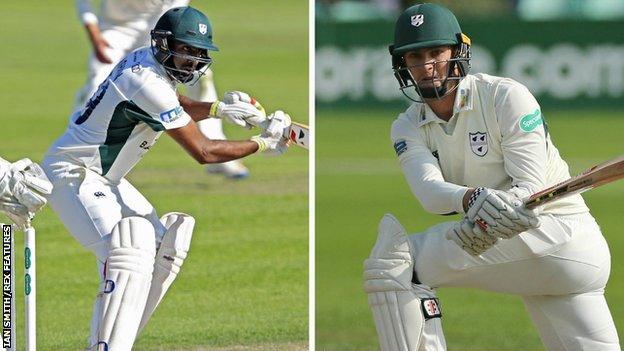 Ravi Ashwin (left) and Ed Barnard