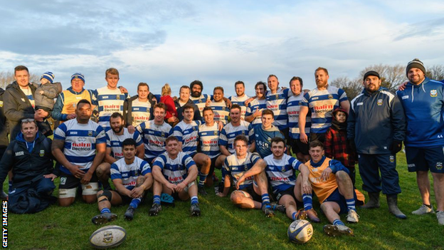 Dan Carter and Southbridge celebrate their win