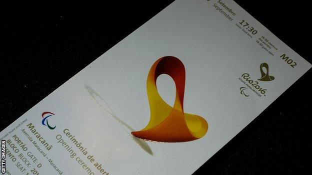 Rio 2016 Paralympics ticket