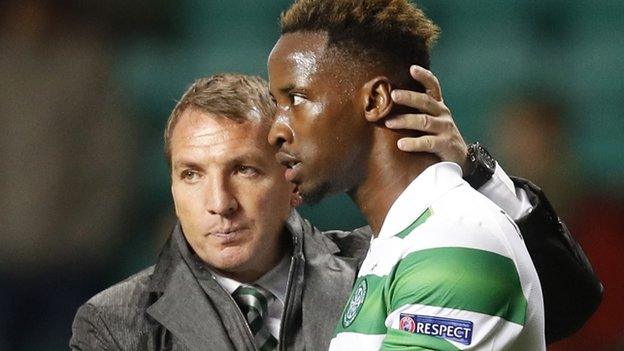 Brendan Rodgers and Moussa Dembele